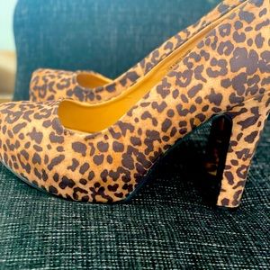 Torrid Leopard Print Platform Heel NWOT